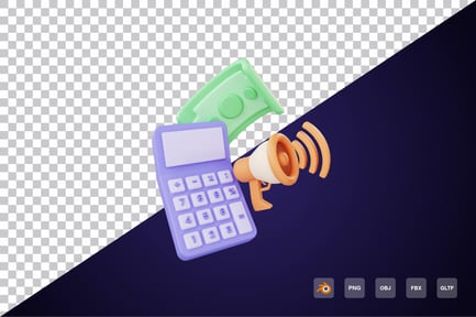 Preview: Budget Marketing 3d icon