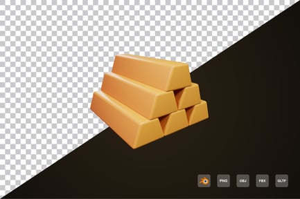 Preview: 3d Gold Icon