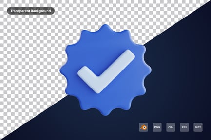 Preview: Verified Badge 3d icon