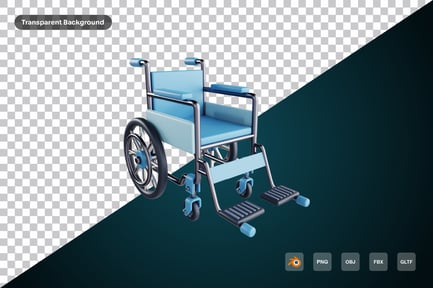 Preview: Wheelchair 3d Icon