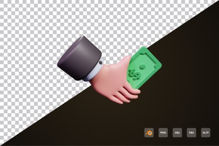 Preview: 3d Hand Payment Icon