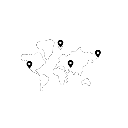 World Map With Locations