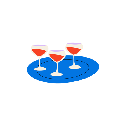 Wine Glass Tray