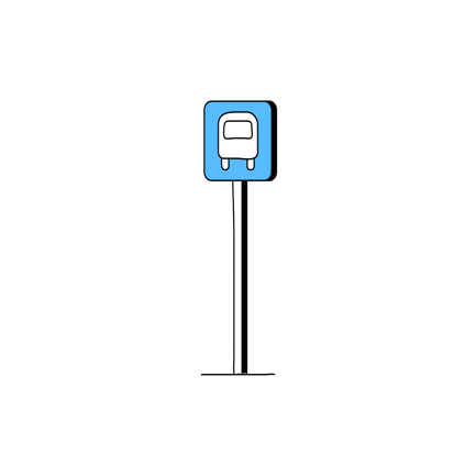 Bus Stop Sign