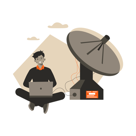 Satellite Broadcasting Setup