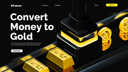 Preview: Convert To Gold Landing Page