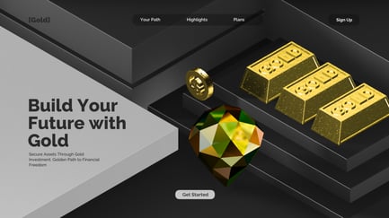 Preview: Build Future with Gold Page