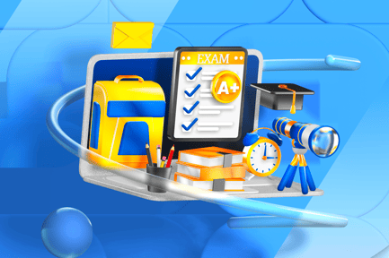 Preview: Interactive Exam Success 3D Icons