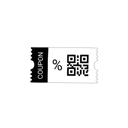 Simple Coupon Animation with Qr Code