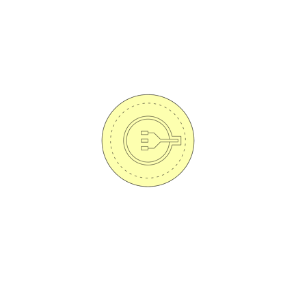 Digital Currency Coin Icon Animation