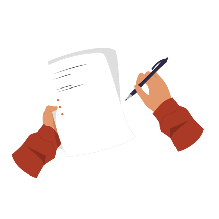 Taking Notes and Marking a Checklist