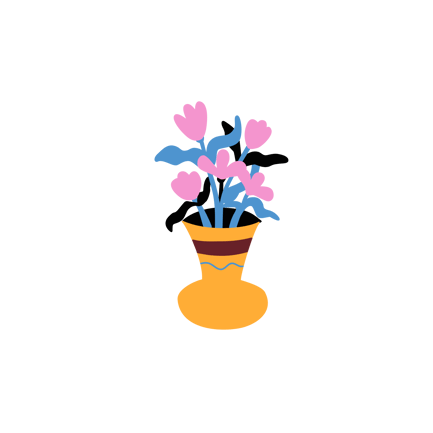 Jarrón de flores