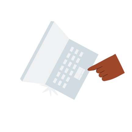 Hand Typing on Laptop Keyboard