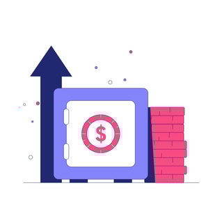 Bank Safe Illustration