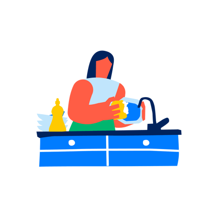 Washing the Dishes