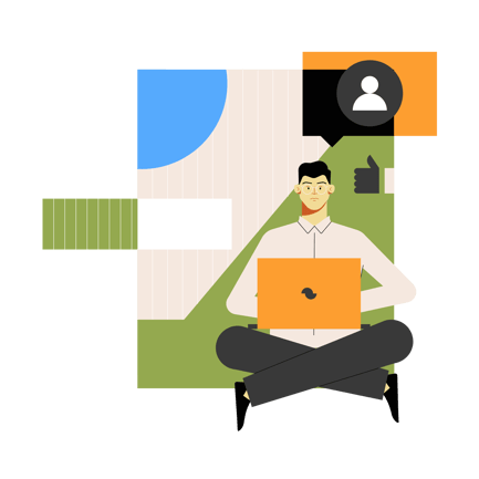 Customer Feedback Rating Illustration