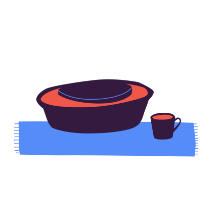 Clay Art Studio Table