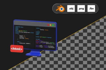 Preview: Web Coding 3D Icon