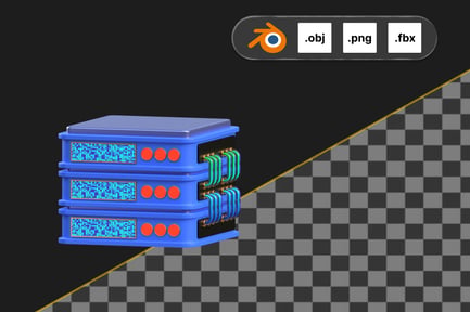 Preview: Database Server 3D Icon