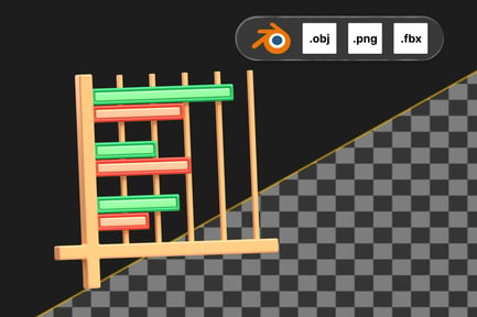 Preview: Gantt Chart 3D Icon