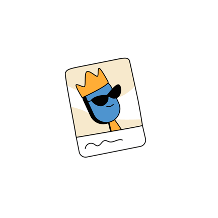 Cool Crowned Character Avatar Animation