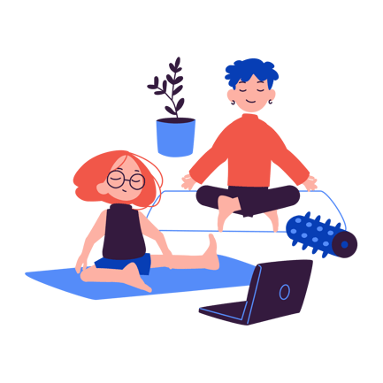 Partner Yoga Session