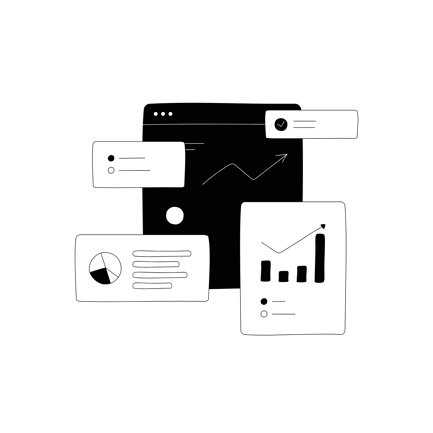 Data Analysis Diagram Illustration