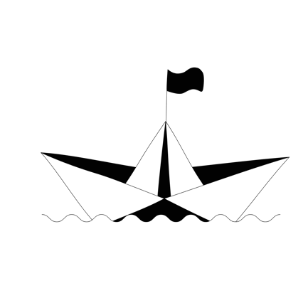 Origami Paper Boat 1