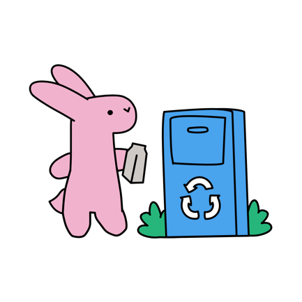 Bac de recyclage