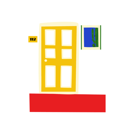 Hotelzimmertür