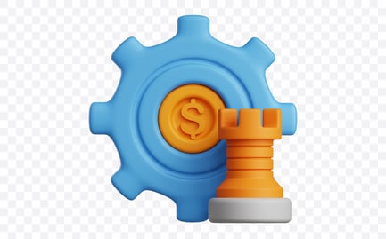 Preview: Financial Strategy Management 3D Illustration