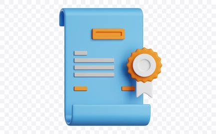 Preview: Investment Bond Certificate 3D Illustration