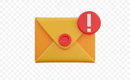 Preview: Spam Alert Message 3D Illustration