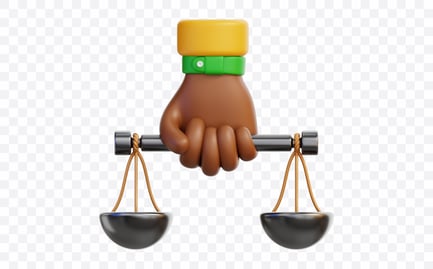 Preview: Equality Balance Justice 3D Illustration