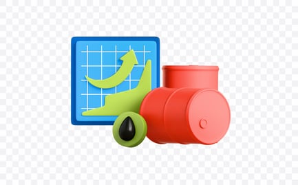 Preview: Oil Industry Growth 3D Illustration