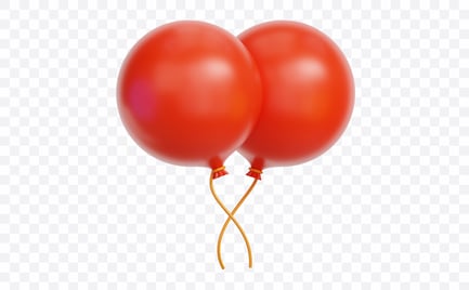 Preview: Mini Party Balloons 3D Illustration