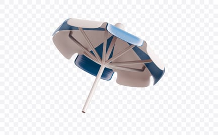 Preview: Beach Umbrella Shade 3D Illustration