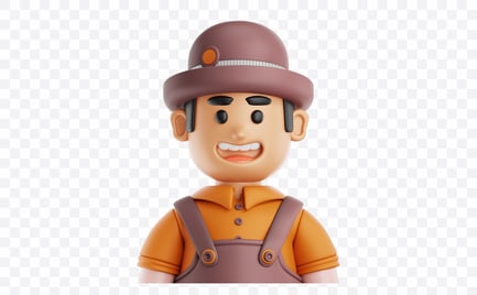Preview: Happy Father Character 3D Illustration