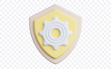 Preview: System Security Shield 3D Illustration