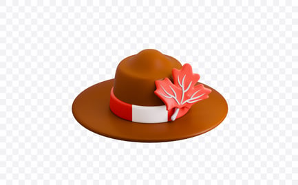 Preview: Royal Mountie Hat 3D Illustration