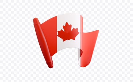 Preview: Free Canada Banner 3D Illustration