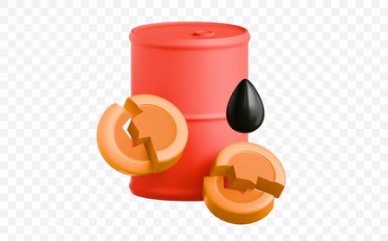 Preview: Petroleum Price Growth 3D Illustration
