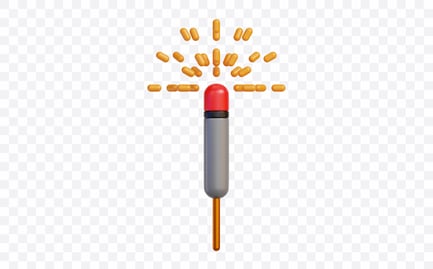Preview: Sparkler Fire Stick 3D Illustration