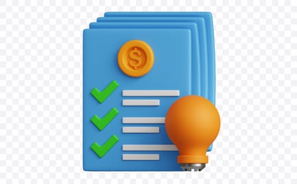 Preview: Financial Planning Strategy 3D Illustration