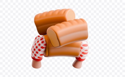 Preview: Cooking Pot Food 3D Illustration