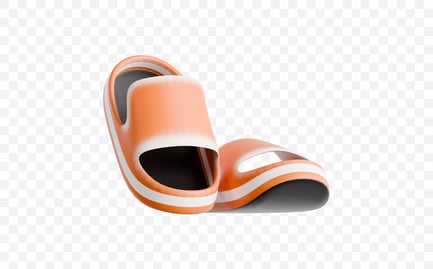 Preview: Flip Flops Footwear 3D Illustration