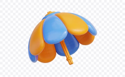 Preview: Beach Umbrella Shade 3D Illustration