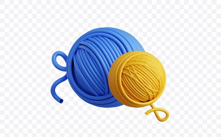 Preview: Wool Yarn Ball 3D Illustration