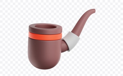 Preview: Vintage Smoking Pipe 3D Illustration