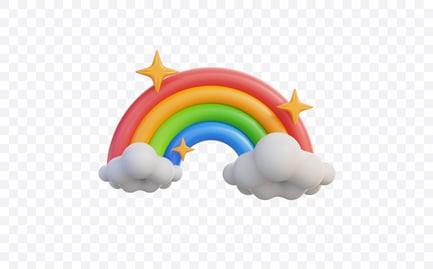 Preview: Rainbow Nature Spectrum 3D Illustration